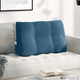 Vidaxx cojín de respaldo azul 80 x 24 x 50 cm terciopelo