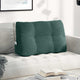 Vidaxx cojín de respaldo terciopelo verde oscuro 80 x 24 x 50 cm
