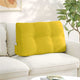 Vidaxx cojín de respaldo amarillo 80 x 24 x 50 cm terciopelo