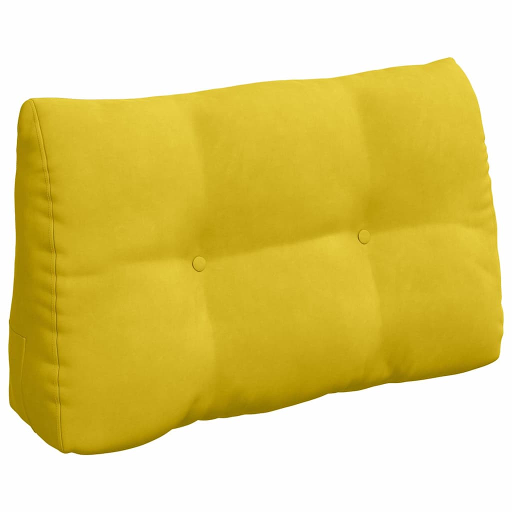 Cuscino schienale Vidaxx giallo 80 x 24 x 50 cm in velluto