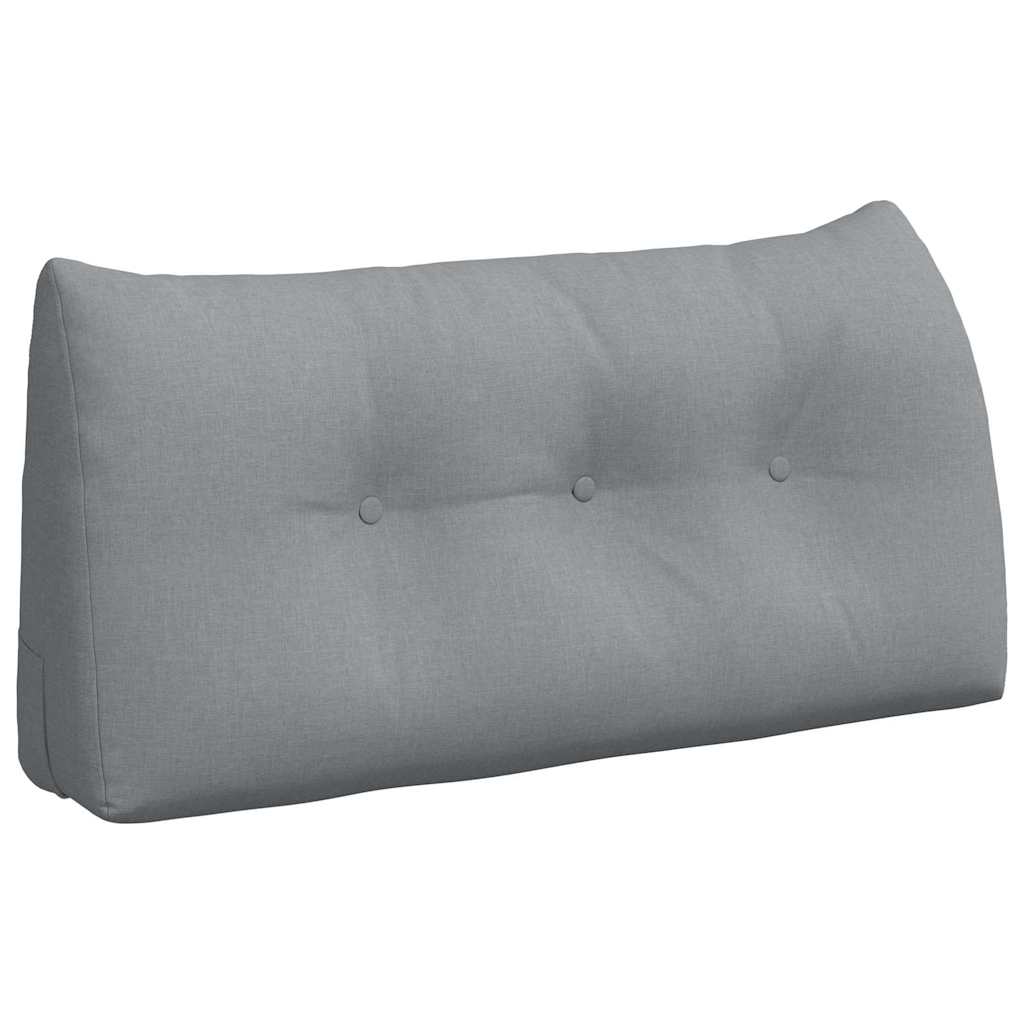 Cuscino schienale Vidaxx in tessuto grigio chiaro 100 x 24 x 50 cm