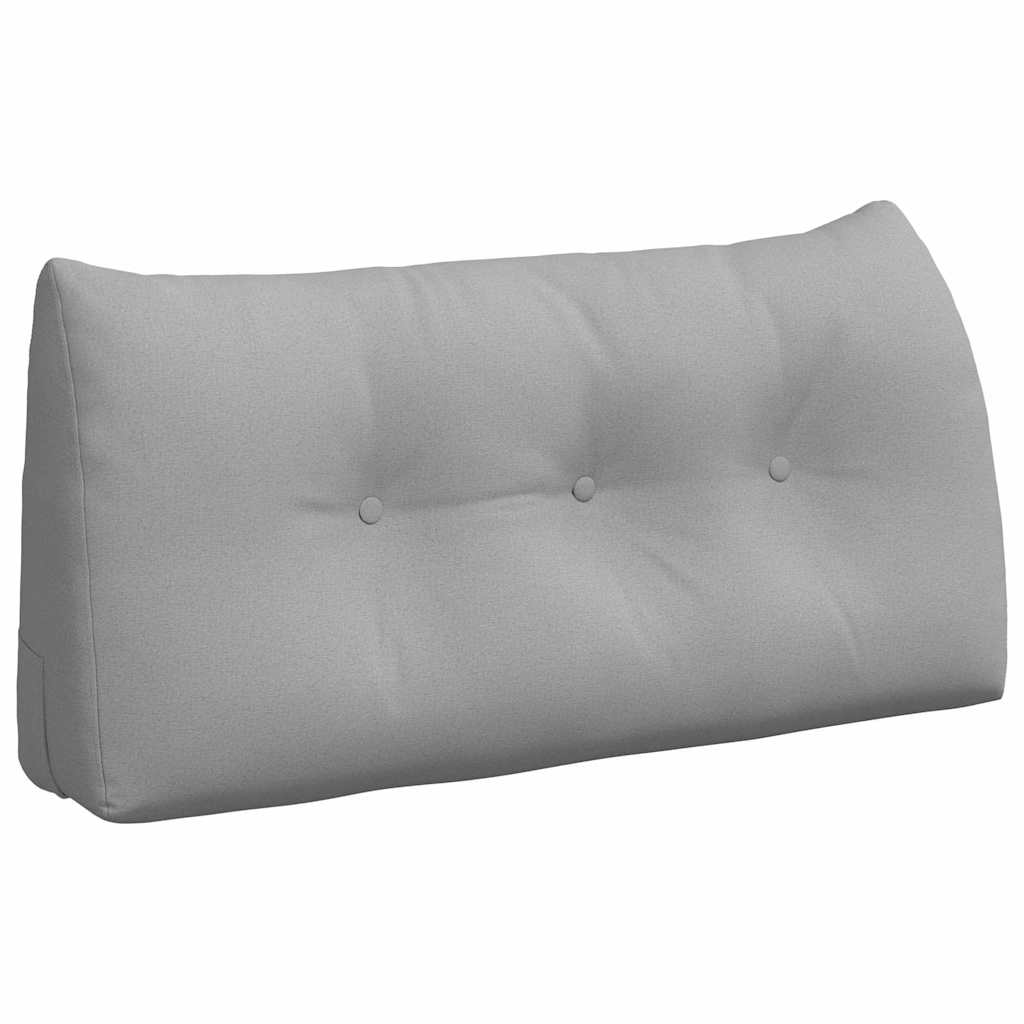 Vidaxl rugkussen wolkengrijs 100 x 24 x 50 cm stof