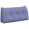 Vidaxl rugkussen jeans blauw 100 x 24 x 50 cm stof