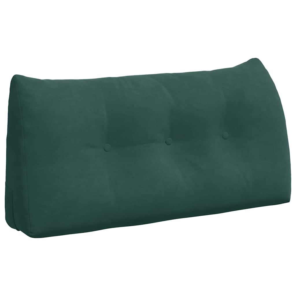 Vidaxl rugkussen donkergroen 100 x 24 x 50 cm fluweel