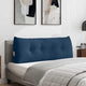 Vidaxl rugkussen blauw 120 x 24 x 50 cm stof