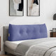 Vidaxl rugkussen jeans blauw 120 x 24 x 50 cm stof