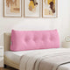 Vidaxl rugkussen roze 120 x 24 x 50 cm stof