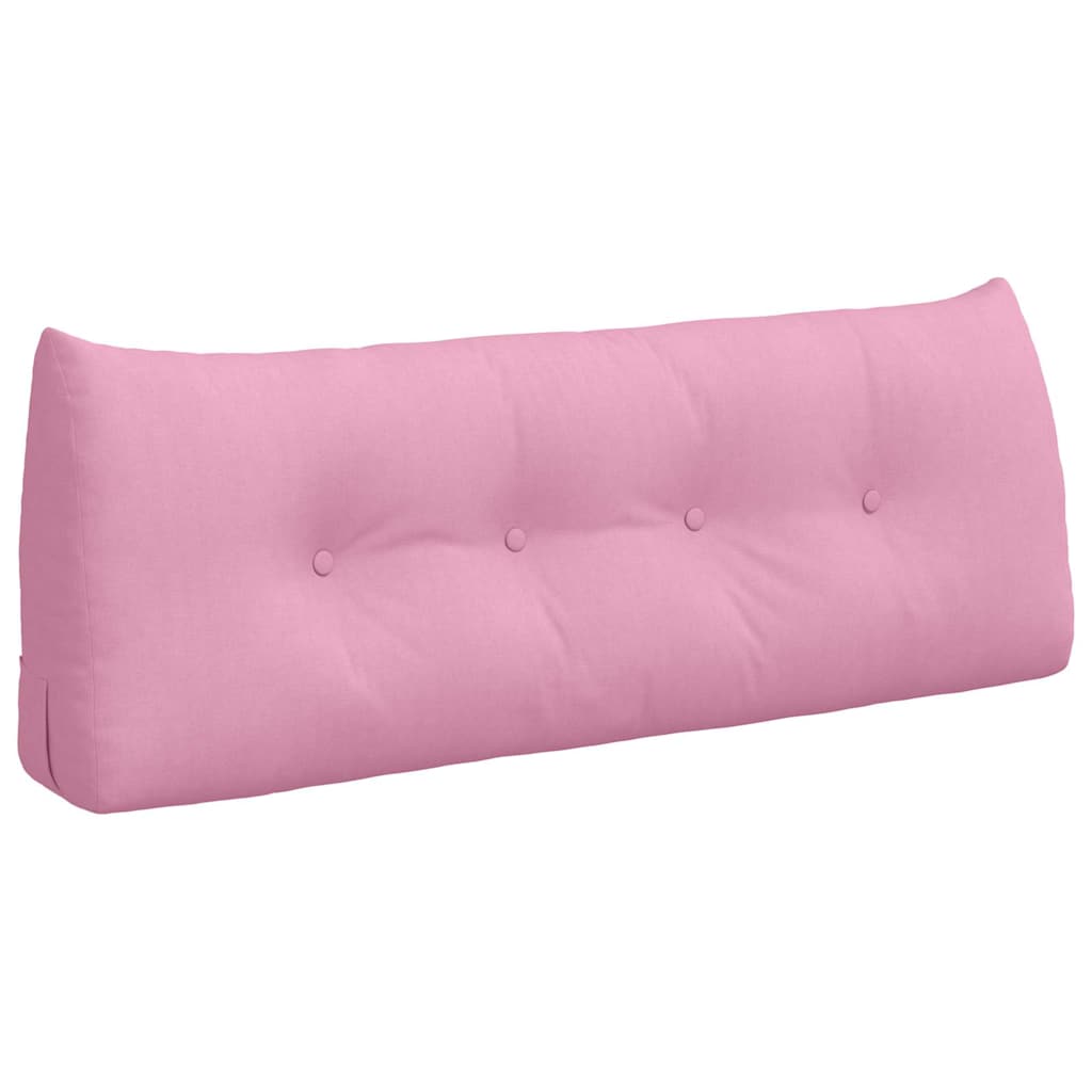Vidaxl rugkussen roze 120 x 24 x 50 cm stof