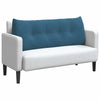 Cuscino schienale Vidaxx blu 120 x 24 x 50 cm in velluto