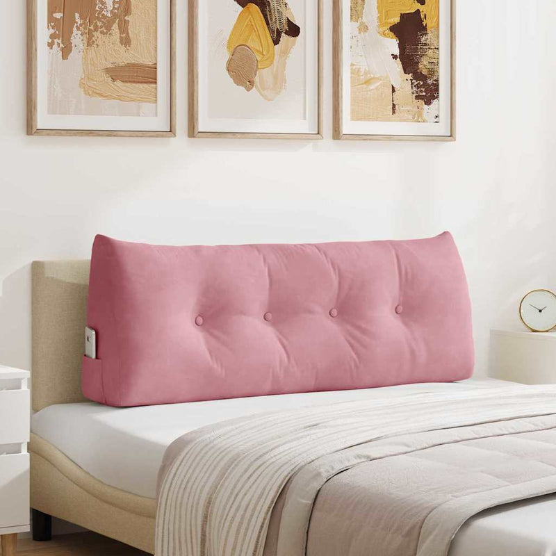 Cuscino schienale Vidaxx rosa 120 x 24 x 50 cm in velluto