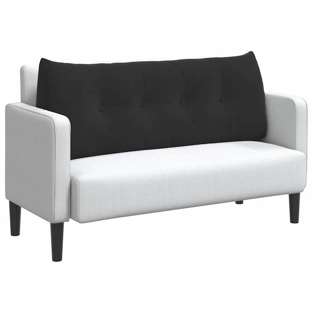 Cuscino schienale Vidaxx nero 120 x 24 x 50 cm velluto