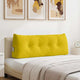 Vidaxx cojín de respaldo amarillo 120 x 24 x 50 cm terciopelo