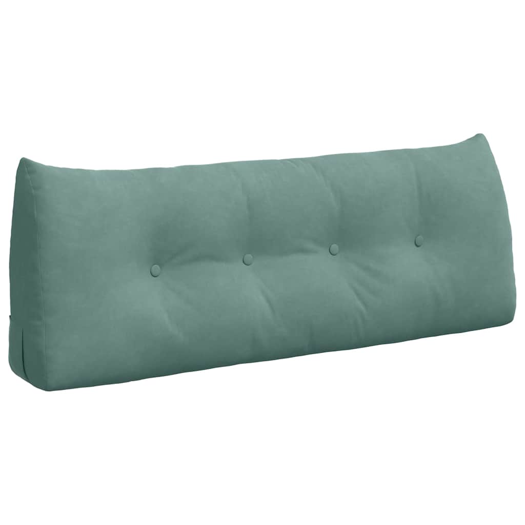Vidaxl rugkussen zeegroen 120 x 24 x 50 cm fluweel