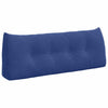 Vidaxx cojín de respaldo azul policía 120 x 24 x 50 cm terciopelo