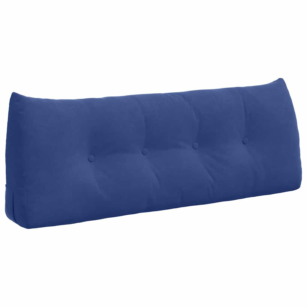 Vidaxx cojín de respaldo azul policía 120 x 24 x 50 cm terciopelo