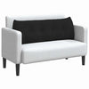 Vidaxl rugkussen zwart 140 x 24 x 50 cm stof