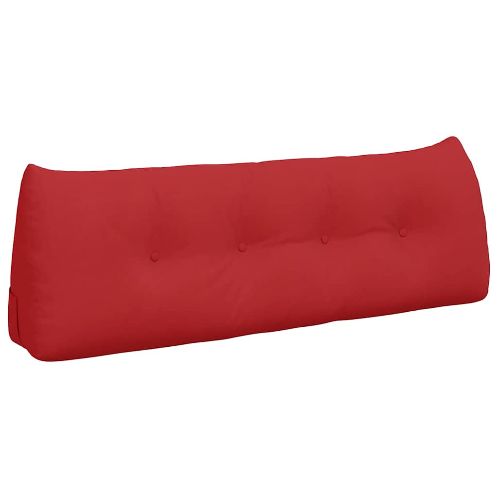 Vidaxl rugkussen rood 140 x 24 x 50 cm stof