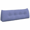 Vidaxl rugkussen jeans blauw 140 x 24 x 50 cm stof