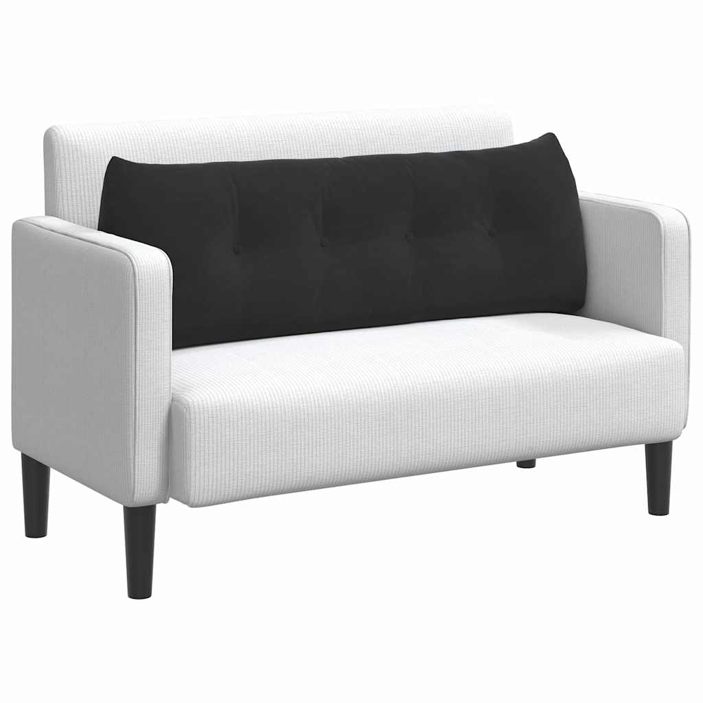 Cuscino schienale Vidaxx nero 140 x 24 x 50 cm velluto