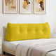 Vidaxx cojín de respaldo amarillo 140 x 24 x 50 cm terciopelo