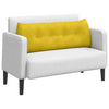Vidaxl rugkussen geel 140 x 24 x 50 cm fluweel