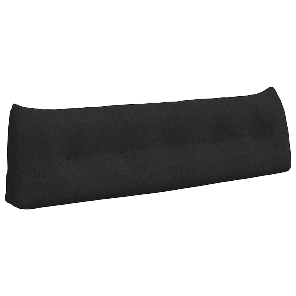 Cuscino schienale Vidaxx tessuto nero 160 x 24 x 50 cm