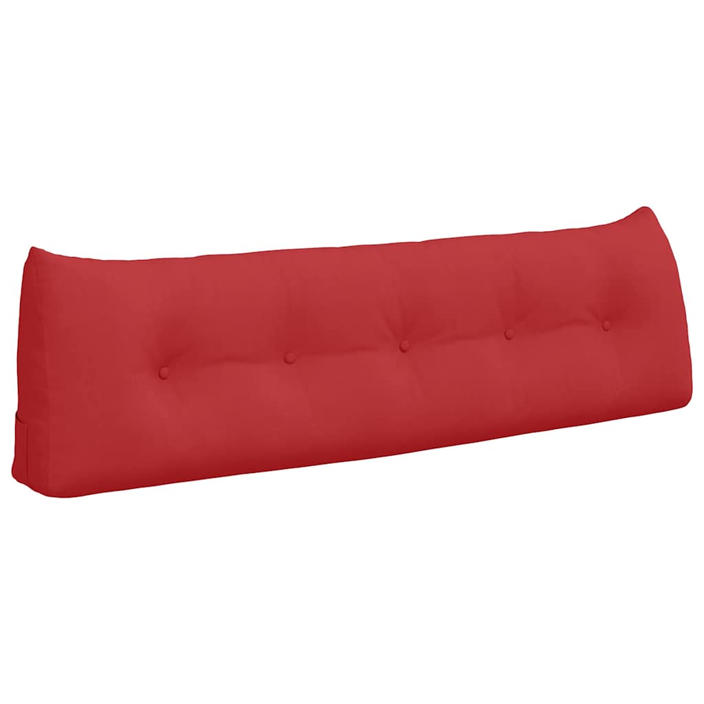 Vidaxl rugkussen rood 160 x 24 x 50 cm stof