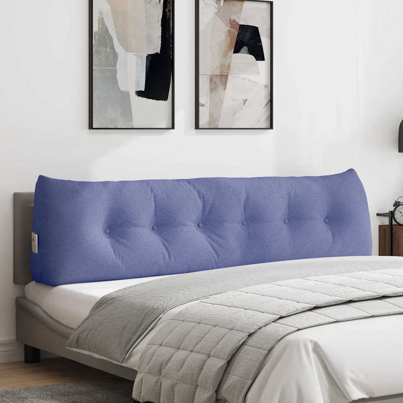 Cuscino schienale Vidaxx tessuto blu jeans 180 x 24 x 50 cm