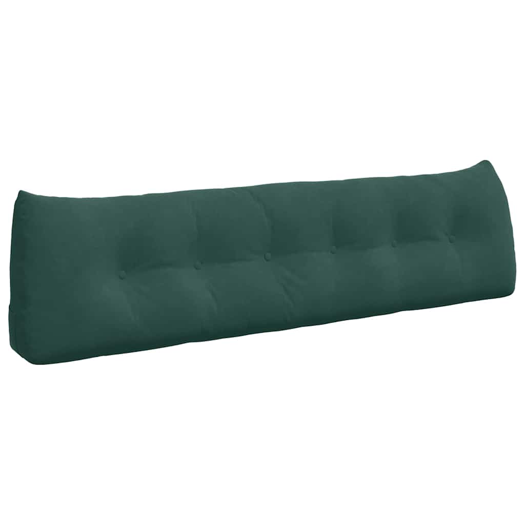 Cuscino schienale Vidaxx verde scuro 180 x 24 x 50 cm in velluto