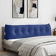 Cuscino per schienale Vidaxx blu polizia 180 x 24 x 50 cm in velluto