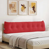 Vidaxl rugkussen rood 200 x 24 x 50 cm stof