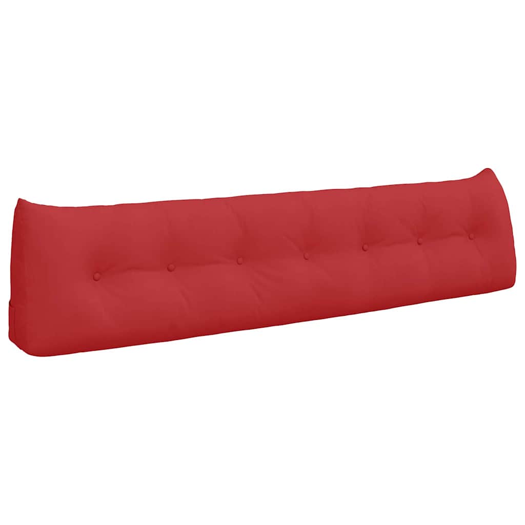 Vidaxl rugkussen rood 200 x 24 x 50 cm stof