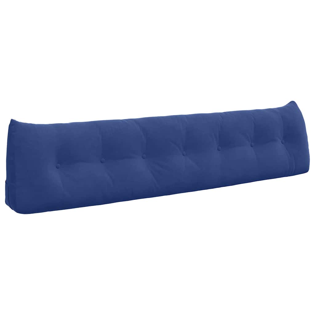 Vidaxx cojín de respaldo azul policía 200 x 24 x 50 cm terciopelo