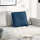 Vidaxl rugkussen blauw 50 x 19 x 45 cm stof