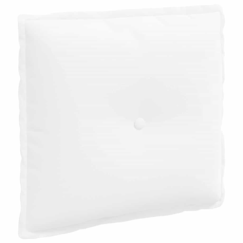 Vidaxx cojín de respaldo blanco 50 x 19 x 45 cm tela
