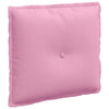 Vidaxl rugkussen roze 50 x 19 x 45 cm stof