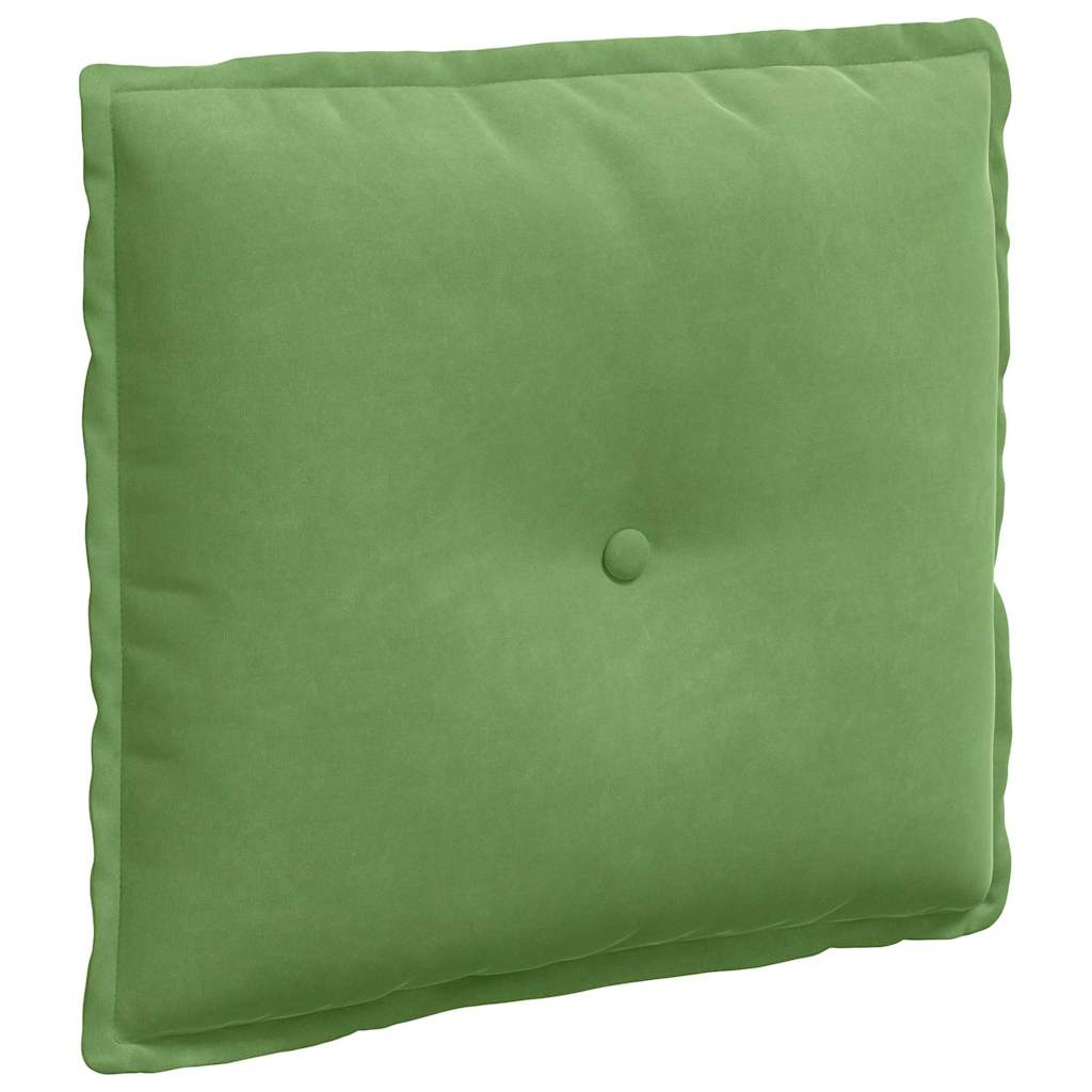 Cuscino schienale Vidaxx in tessuto a corde verde chiaro 50 x 45 cm