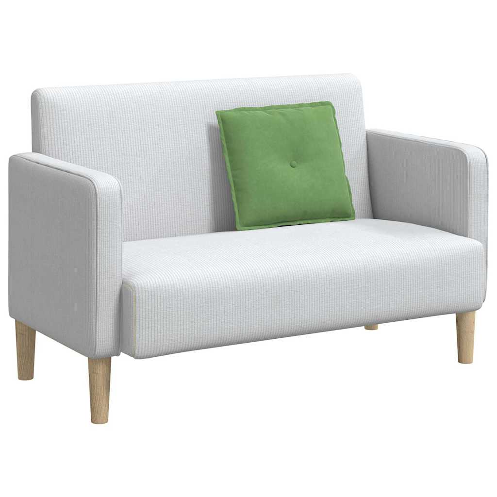 Cuscino schienale Vidaxx in tessuto a corde verde chiaro 50 x 45 cm