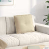 Vidaxl rugkussen crème 50 x 45 cm microvezel stof