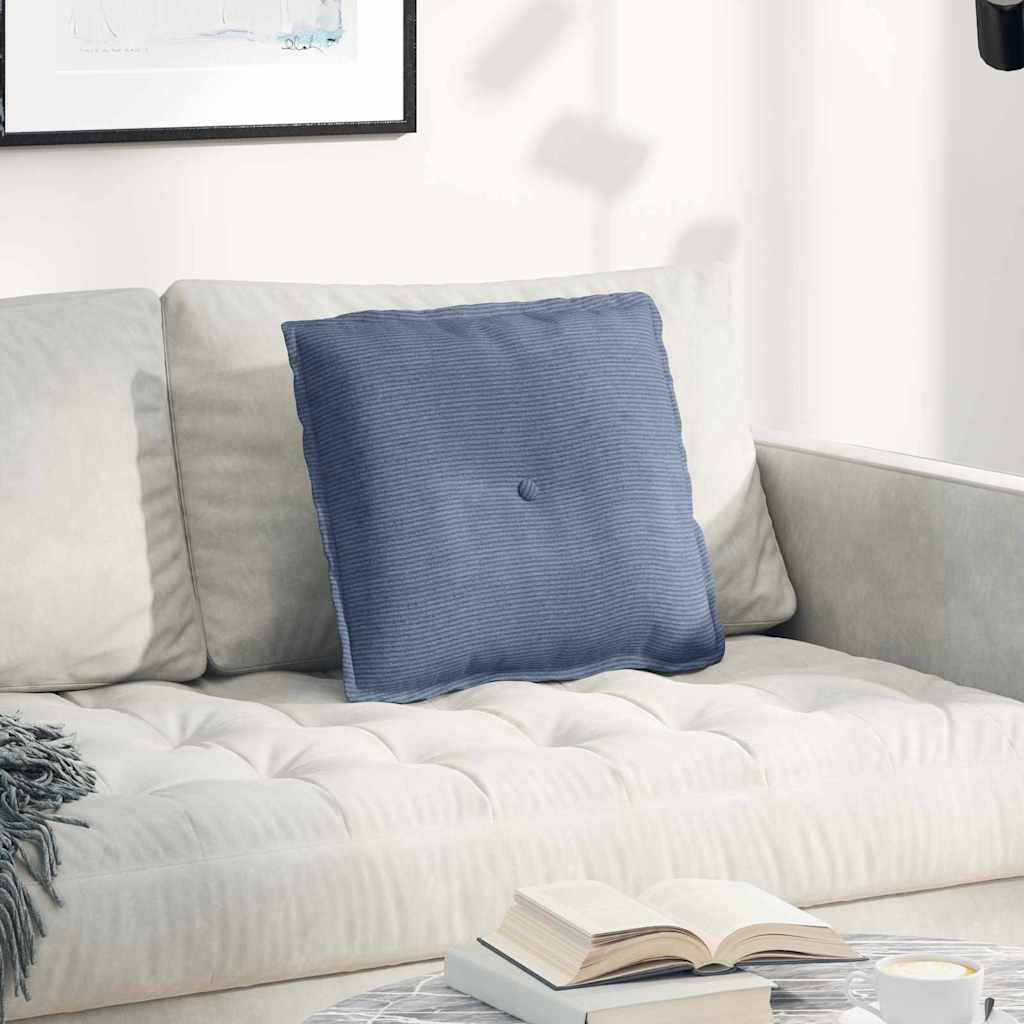 Cuscino schienale Vidaxx blu 50 x 45 cm in tessuto a corde