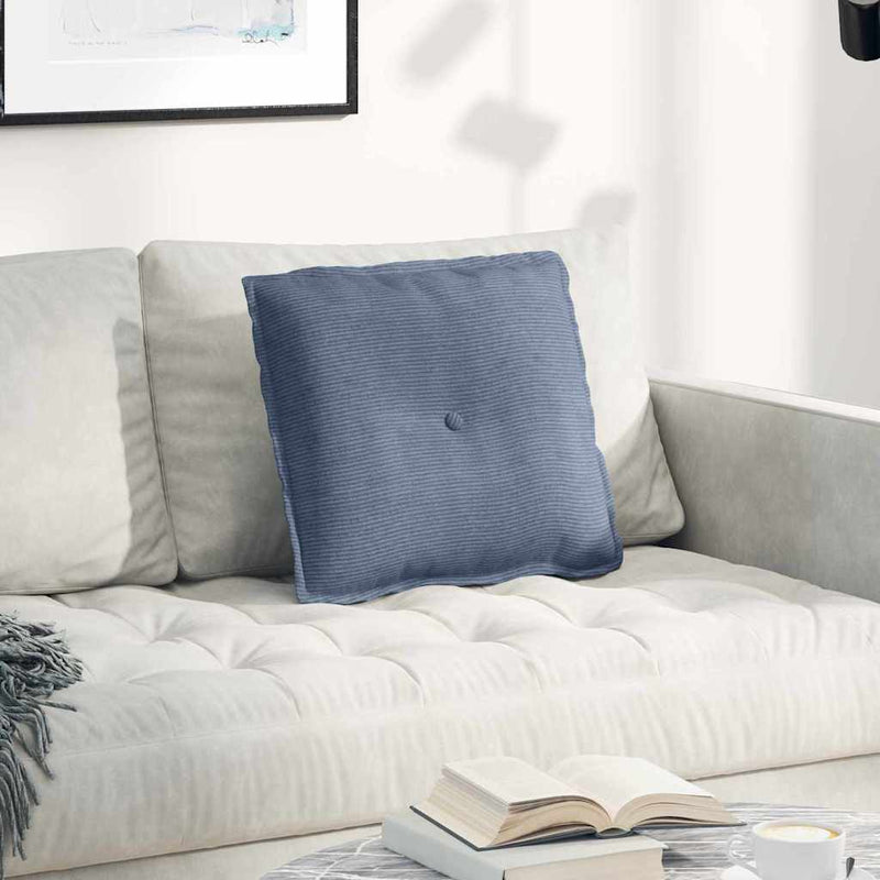 Cuscino schienale Vidaxx blu 50 x 45 cm in tessuto a corde