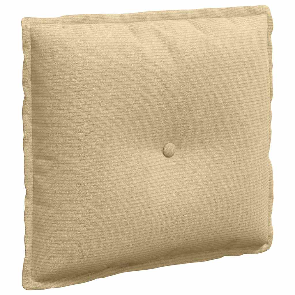 Cuscino schienale Vidaxx grigio verde 50 x 45 cm in tessuto a corde
