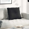 Vidaxl rugkussen zwart 60 x 19 x 50 cm stof