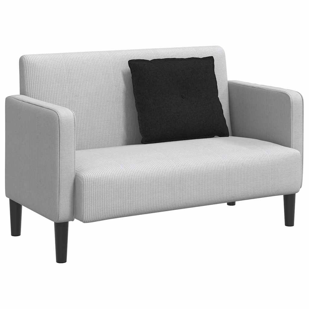 Cuscino schienale VidaXL tessuto nero 60 x 19 x 50 cm
