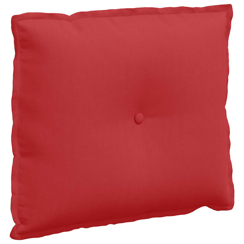 Vidaxx cojín de respaldo rojo 60 x 19 x 50 cm tela