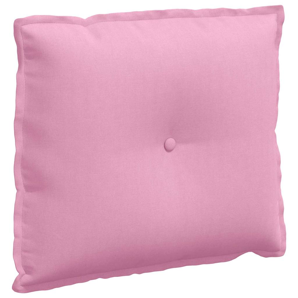 Vidaxx cojín de respaldo rosa 60 x 19 x 50 cm tela