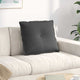 Cuscino schienale Vidaxx tessuto a corde grigio scuro 60 x 50 cm