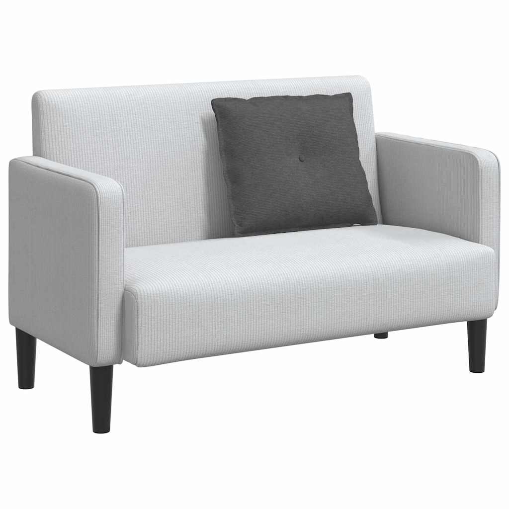 Cuscino schienale Vidaxx tessuto a corde grigio scuro 60 x 50 cm