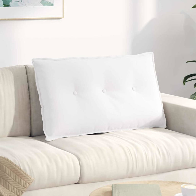 Cuscino schienale Vidaxx tessuto bianco 80 x 19 x 50 cm