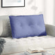 Vidaxl rugkussen jeans blauw 80 x 19 x 50 cm stof
